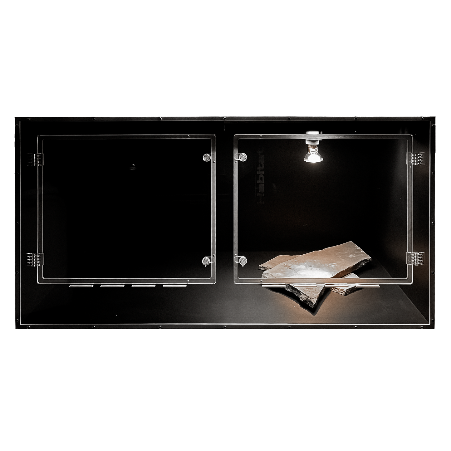 4'x2'x2' PVC Reptile Habitat – Clear Front, Swing Open Doors
