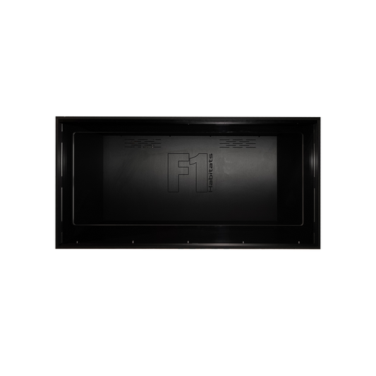 4'x2'x2' PVC Reptile Enclosure – Clear Front, Sliding Doors