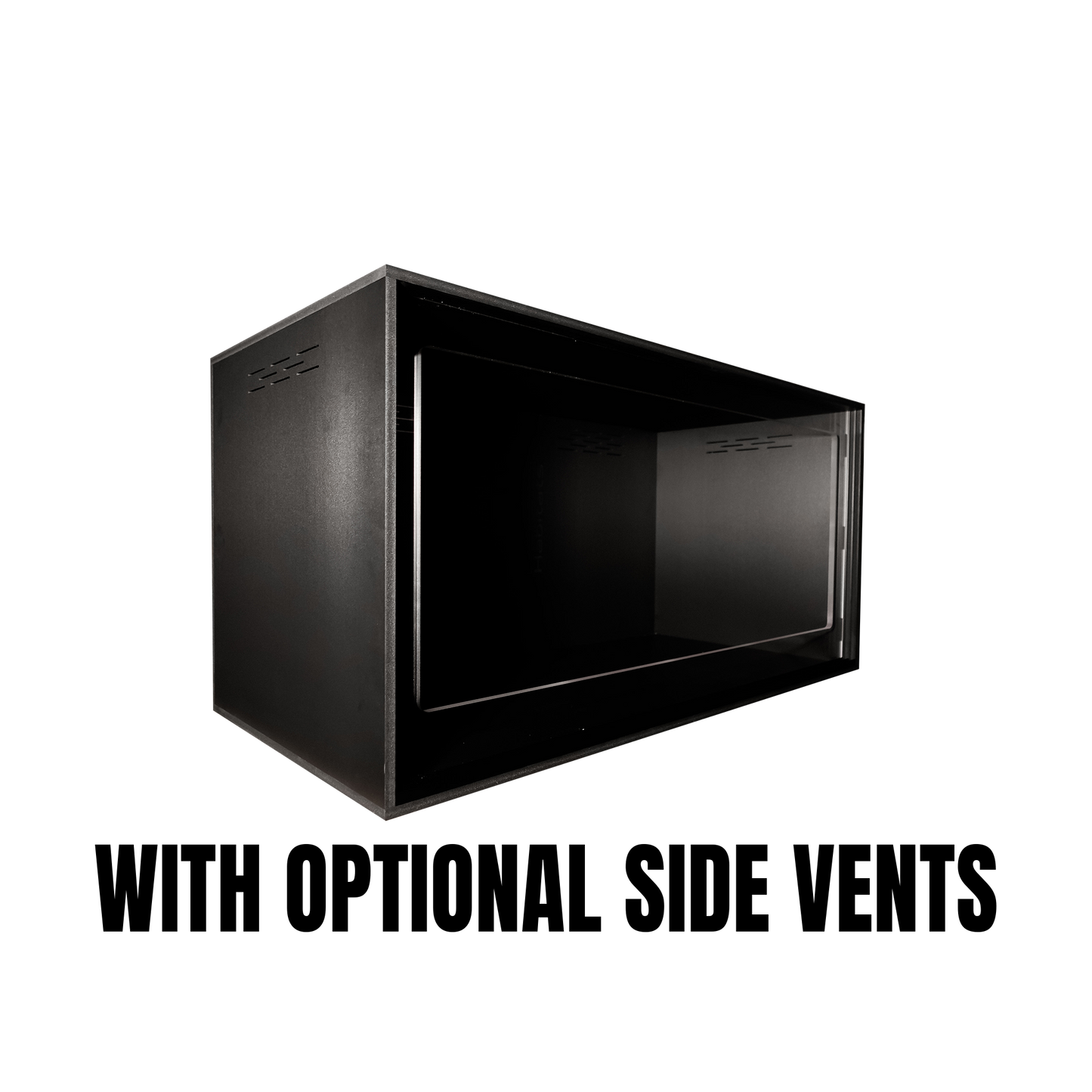 4'x2'x2' PVC Reptile Enclosure – Clear Front, Sliding Doors
