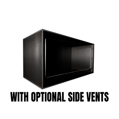4'x2'x2' PVC Reptile Enclosure – Clear Front, Sliding Doors